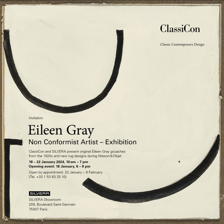Ausstellung in Paris: Eileen Gray – Non Conformist Artist