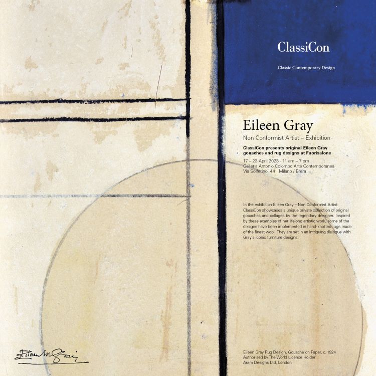 Ausstellung in Mailand: Eileen Gray – Non Conformist Artist