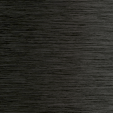 Schwarz lackiert, gebürstet