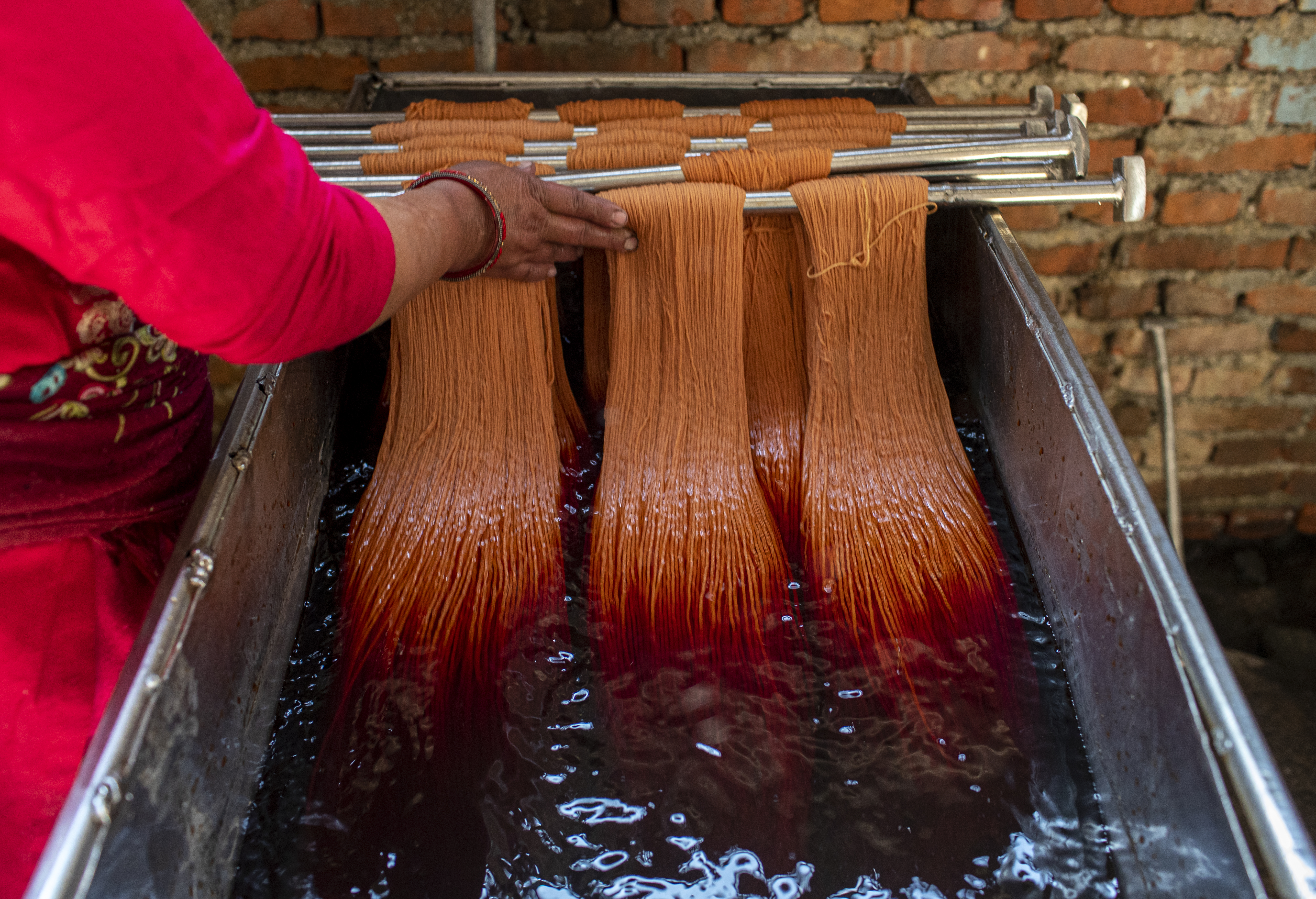 Wollteppich Produktion