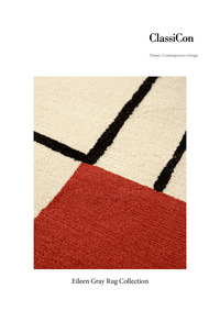 Brochure Eileen Gray Rug Collection
